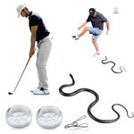 Jyyuehai Snake Prank with String Clip, Realistic DIY Rubber Snake Prank Props for Teasing Friends, Golf Snake Prank Gag Gift for Adults Kids - Tail You There, Ready to Give a Playful Scare!