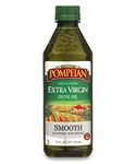 Pompeian Smooth Extra Virgin Olive Oil, First Cold Pressed, Mild and Delicate Flavor, Perfect for Sauteing and Stir-Frying, Naturally Gluten Free, Non-Allergenic, Non-GMO, 16 FL. OZ., Single Bottle