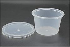 GSL 50 x Food Grade Baby Weaning Tubs Pots plus 50 Lids - 4oz 100ml - 100% BPA FREE - (4STB)