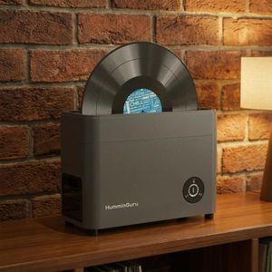 HumminGuru Ultrasonic Vinyl Record Cleaner – Deep Cleaning Machine