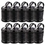 chlius 10 Ionic Detox Foot Bath Arrays Stainless Steel Ion Array Electrode Coils - Easy to Clean, compatible with all detox machines, black