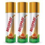 RELISPRAY Bandage Spray | Ayurvedic Spray | Antiseptic Spray | Power of HALDI | Creating Waterproof, flexible skin-like layer | 36g Pack of 3