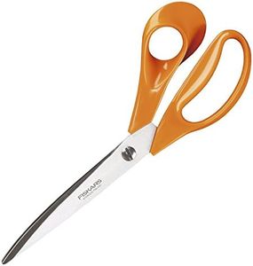 Fiskars Ciseaux universels de jardin, Longueur: 25 cm, Lames en acier inoxydable/Poignées en plastique, Orange, Classic, S94, 1001538