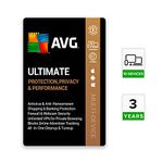 AVG Ultimate Multi-Device (Total Security Suite w VPN, Cleaner & AntiTracker) (PC, Mac & Android) (10 Devices | 3 Years) (Email Delivery in 2 hours- No CD)