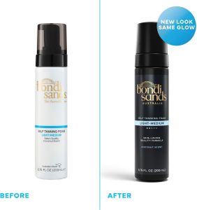 Bondi Sands Self-Tanning Foam Light/Medium – Lightweight, Buildable, 200mL