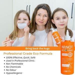 NitNOT Head Lice Treatment 200ml – Non-Toxic Formula