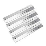 GFTIME 30CM to 53CM Universal Heat Plate Spare Parts for Charbroil, Brinkmann, Outback, CosmoGrill, Ultar, Blooma, Stainless Steel Flame Shield for Most Gas Grills, 4 Pack