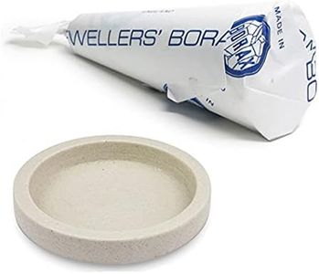 Borax Solder Flux Cone and Dish Set Soldering Flux Paste for Silver Gold Jewellery Jewellers Tools