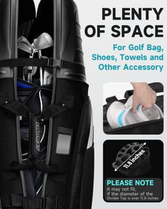 Findway Golf Travel Bag with Wheels – Waterproof, Hard Case Top, Lightweight