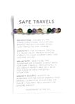 Safe Travels Bracelet - Travel gift - safe travel gift - bon voyage gift - holiday gift - travelling abroad - new start gift (SMALL - 7")