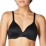 Bali Women's Underwire, One U Full-Coverage Bra, Smoothing & Concealing, Opaque, Black, 36D