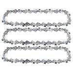 3 Pack 8 Inch Chainsaw Chain,8 Inch Replacement Saw Chains Compatible,Fits Most Chainsaws/Chainsaw Bar/Mini Chainsaws