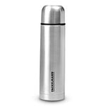 Fackelmann Sip Up Stainless Steel Premium Finish Insulated Water Bottle 1000ml Silver | Sleek Design | 304 Durable Stainless Steel Inside Out | Easy Slip Sipper | Triple-Layer Technology