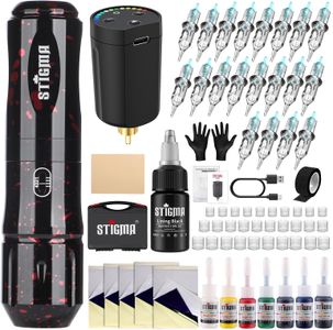 STIGMA Wireless Tattoo Machine Kit – Rotary Pen, Rechargeable