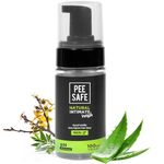 PEESAFE Natural Intimate Wash for Men | Genital and Ball Wash for Men | Daily Hygiene Wash, with Tea Tree Essential Oil and Ayurvedic Extracts, 100% Alcohol Free - 3.38 Fl Oz