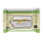 Easy Bath Wet Wipes | Soft Bed Bath Wipes | 10 Large Wipes/Pack (32 x 32 cm) | Alcohol-free & Clinically Safe | Pack of 3 (30 wipes) | wet wipes for adults, makeup remover