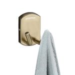 Plantex 304 Grade Stainless Steel Robe Hook/Cloth-Towel Hanger/Door Hanger-Hook/Bathroom Accessories - Pack of 1 (Parv-Brass Antique)