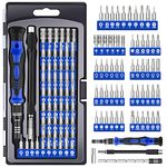 XOOL Precision Screwdriver Kit, 62 in 1 Electronics Repair Tool Kit, Magnetic Driver Kit with Flexible Shaft, Extension Rod for Mobile Phone, Smartphone, Game Console, PC, Tablet