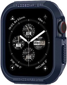 SPIGEN Rugged Armor Case Designed for Apple Watch Series 9/8/SE2/7/6/SE/5/4 (45mm/44mm) Resilient Ultra Soft Cover - Blue