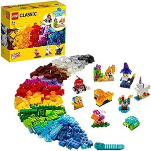 LEGO® Classic Creative Transparent Bricks 11013 Building Kit with Transparent Bricks; Inspires Imaginative Play