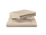 TEMPUR Luxe Egyptian Cotton Sheet Set Sandstone - King