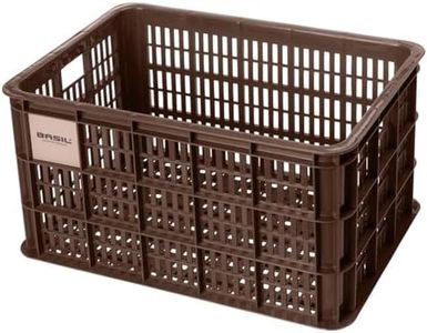 Basil B.V. Unisex Adult Crate L MIK Bicycle Box, Black, 49.8 x 39 x 28.9 cm