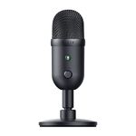 Razer Seiren V2 X USB Condenser Microphone for Streaming and Gaming on PC: Supercardioid Pickup Pattern - Integrated Digital Limiter - Mic Monitoring and Gain Control - Built-in Shock Absorber