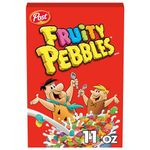 Post Fruit Pebbles Sweetened Rice Cereal, Fruity - 311 G