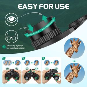 Kylietech 12x25 Compact Binoculars – Lightweight, High Power