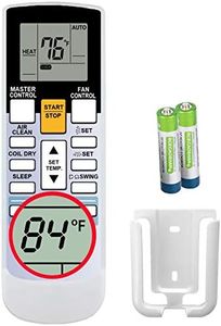 RCECAOSHAN Replacement for Fujitsu Air Conditioner Remote Control Ar-Rah2u Ar-Rah1u Ar-Rae2u Ar-Rae1u Ar-Ry3 Ar-Ry4 Ar-Ry5 Ar-Ry6 Ar-Ry7 Ar-Ry10 Ar-Ry11 Ar-Ry12 Ar-Ry14 Ar-Ry15 Ar-Ry16 Ar-Ry17 Ar-Ry19