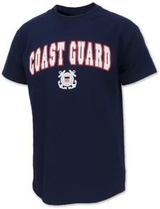 Armed Forces Gear Coast Guard Arch Seal T-Shirt, X-Large (Navy)