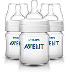 Philips Avent Anti-Colic Baby Bottles 4oz, 3pk, SCF560/37