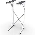 BRITEC original Dryer Stand, Freestanding & Portable Dyer Stand that carries up to 75kg, for Top or Front Loader Washing Machines, standard, White.