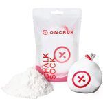 ONCRUX Chalk Sock - Lifting Chalk Ball for Rock Climbing Chalk - Workout Chalk for Weightlifting - Chalk Magnesium for Gymnastics Chalk for Bars - Weight Lifting Chalk Powder Disc Golf Chalk Bag 2oz