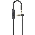 Replacement Inline Remote Mic Extension Audio Cable Cord for Monster Beats by Dr Dre Solo Solo HD Studio Wireless Pro Detox Mixr Executive Pill Headphones (Black)