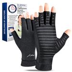 Doctor Developed Copper Gloves Compression Gloves For Arthritis and DOCTOR WRITTEN HANDBOOK -Relieve Arthritis Symptoms Raynauds Disease Carpal Tunnel M M