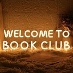 LMSIGNLY Welcome to Book Club Neon Sign for Wall Decor LED Letter Neon light Book Club Neon Sign for Library Bedroom Classroom Bookstore Decor Room LED Sign Reading Lover Gift