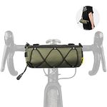 Rhinowalk Bike Handlebar Bag Bicycle Front Bag Shoulder Bag Storage Bag with Shoulder Strap for Road Mountain Bike Cycling Travel