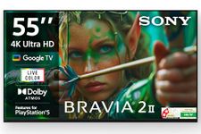 Sony 139 cm (55 inches) BRAVIA 2M2 Series 4K Ultra HD Smart LED Google TV K-55S25M2-3 Years Warranty for Limited Period