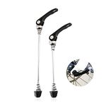 Quick Release Bike Skewer Front/Rear Wheel, Mountain Bike Road Bike Wheel Axle Quick Release Skewer, Bike Wheel Hub Front and Rear Skewer (One Pair)