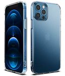 Ringke Fusion Compatible with iPhone 12 Pro Max Case (2020) Slim Anti-Fingerprint Frosted Hard PC Back Shockproof Bumper Cover - Matte Clear