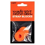 Ernieball 5620 Strap Blocks 4pk - Red