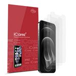 iCarez HD Anti Glare Matte Screen Protector for iPhone 12 /iPhone 12 Pro (2020) 6.1-Inches, 3-Pack