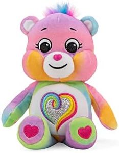 Care Bears 9" Bean Plush (Glitter Belly) - Togetherness Bear - Soft Huggable Material!