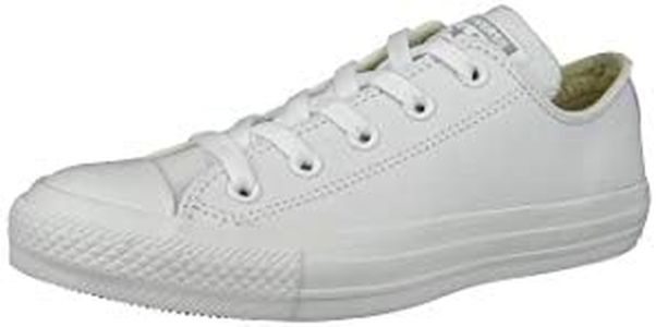 Converse Unisex Chuck Taylor All Star Ox Low Top Classic White Open Sneakers - 6.5 B(M) US Women / 4.5 D(M) US Men