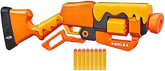 Nerf Roblox Adopt Me!: BEES! Lever Action Blaster, 8 Nerf Elite Darts, Code To Unlock In-Game Virtual Item