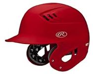 Rawlings Coolflo XV1 Matte Finish Junior Helmet (Scarlet, 6 1/2 to7 1/8-Inch)