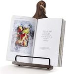 Cookbook Stand, Rustic Wood Cookboo