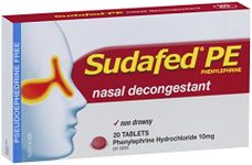 Sudafed PE Nasal Decongestant Tablets 20 Pack | For temporary relief of blocked or runny nose