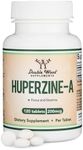 Huperzine A 200mcg (Third Party Tested) 120 Tablets, Brain Supplement to Promote Acetylcholine (Acetylcholinesterase Inhibitor) - Supports Memory and Focus by Double Wood